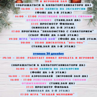 Путевки на новогодний период